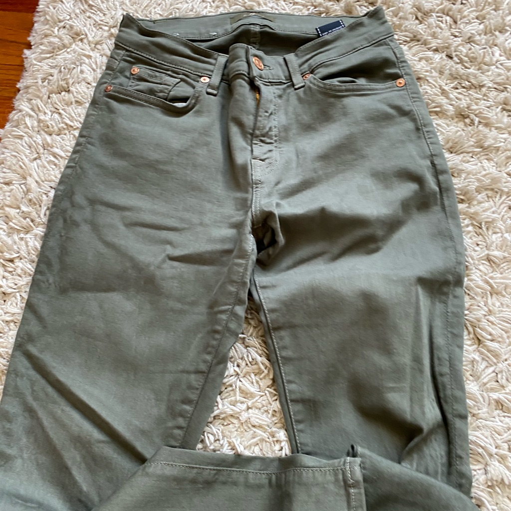 Seven Brand Army Green Jeans